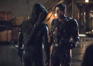 Illustration for article titled Arrow and Atom finally face off in promo pics of Suicidal Tendencies